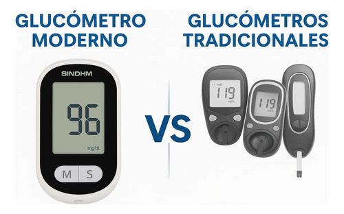 Glucómetro Digital de Precisión (Diseño Indoloro) + Kit Completo (50 Tiras + 50 Lancetas + Dispositivo de Punción)